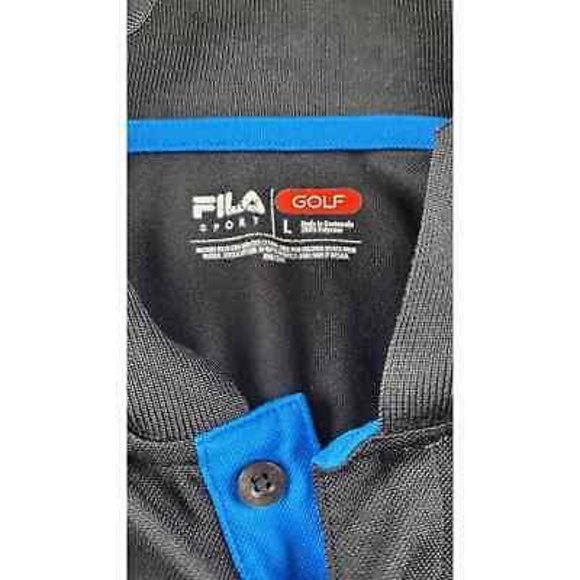 MENS FILA PERFORMANCE SPORT GOLF SHIRT Size Large - Picture 3 of 4